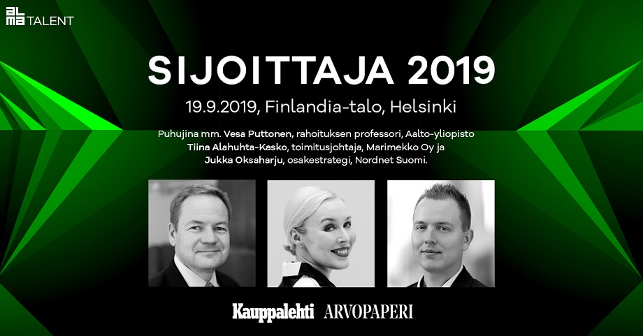 Sijoittaja 2019 Finlandia-talolla  | Sijoitustieto